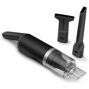 KitchenAid Go Cordless Kitchen Vacuum – Battery Sold Separately, KKVR100, Porcelain White(Black Matte)
