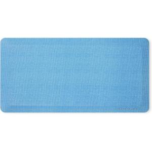 KitchenAid Gourmet Series Kitchen Comfort Gel Mat, Solid Basketweave, Ink Blue, 20″x39″(Blue Velvet)