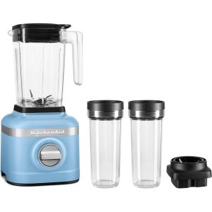 KitchenAid K150 3 Speed Ice Crushing Blender with 2 Personal Blender Jars – KSB1332Y – Blue Velvet