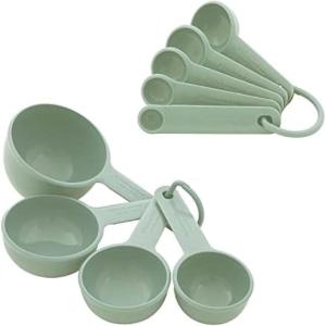 KitchenAid Measuring Cups and Spoon Set, Beetroot, 9-Piece(Pistachio)