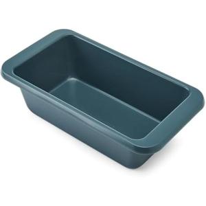 KitchenAid Nonstick Swiss Engineered Aluminized Steel Loaf Pan, Dishwasher Safe, 9 x 5 Inch, Mineral Water(Agave)