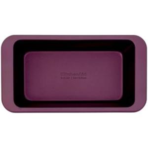 KitchenAid Nonstick Swiss Engineered Aluminized Steel Loaf Pan, Dishwasher Safe, 9 x 5 Inch, Mineral Water(Beetroot)