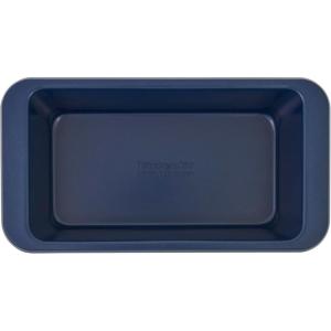KitchenAid Nonstick Swiss Engineered Aluminized Steel Loaf Pan, Dishwasher Safe, 9 x 5 Inch, Mineral Water(Ink Blue)