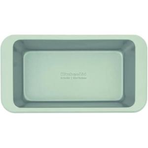 KitchenAid Nonstick Swiss Engineered Aluminized Steel Loaf Pan, Dishwasher Safe, 9 x 5 Inch, Mineral Water(Pistachio)