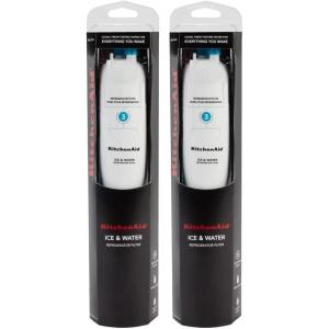 KitchenAid® Refrigerator Ice and Water Filter 3 – KAD3RXD1, Single-Pack, Aqua(Small (Pack of 2))