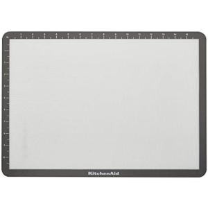 KitchenAid Silicone Large Baking Mat, 12×17-Inch, Gray(17″L x 12″W)