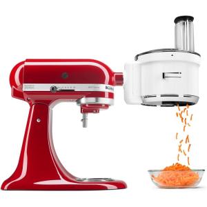 KitchenAid Stand Mixer Attachment, Food Processor with Commercial Food Dicing Disc KSM2FPA(White)