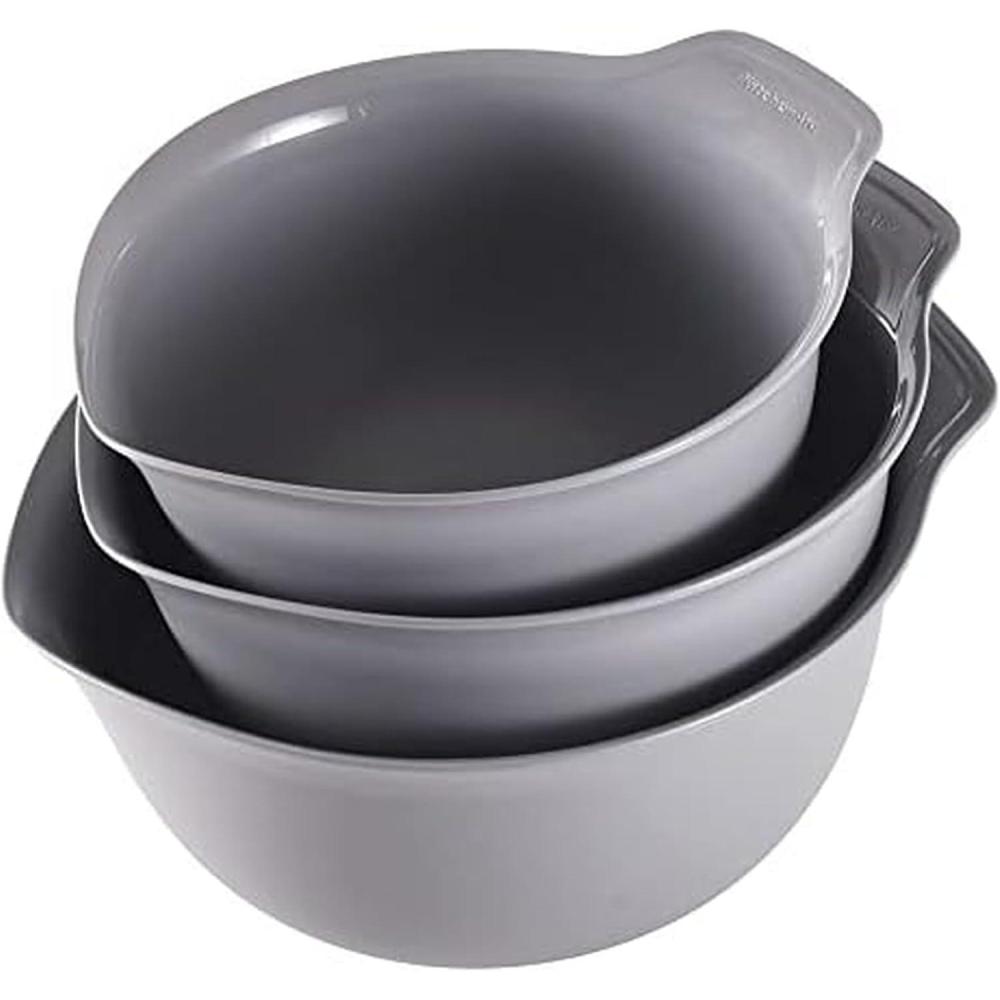 imageKitchenAid Stainless Steel Mixing Bowls Set Of 3Gray