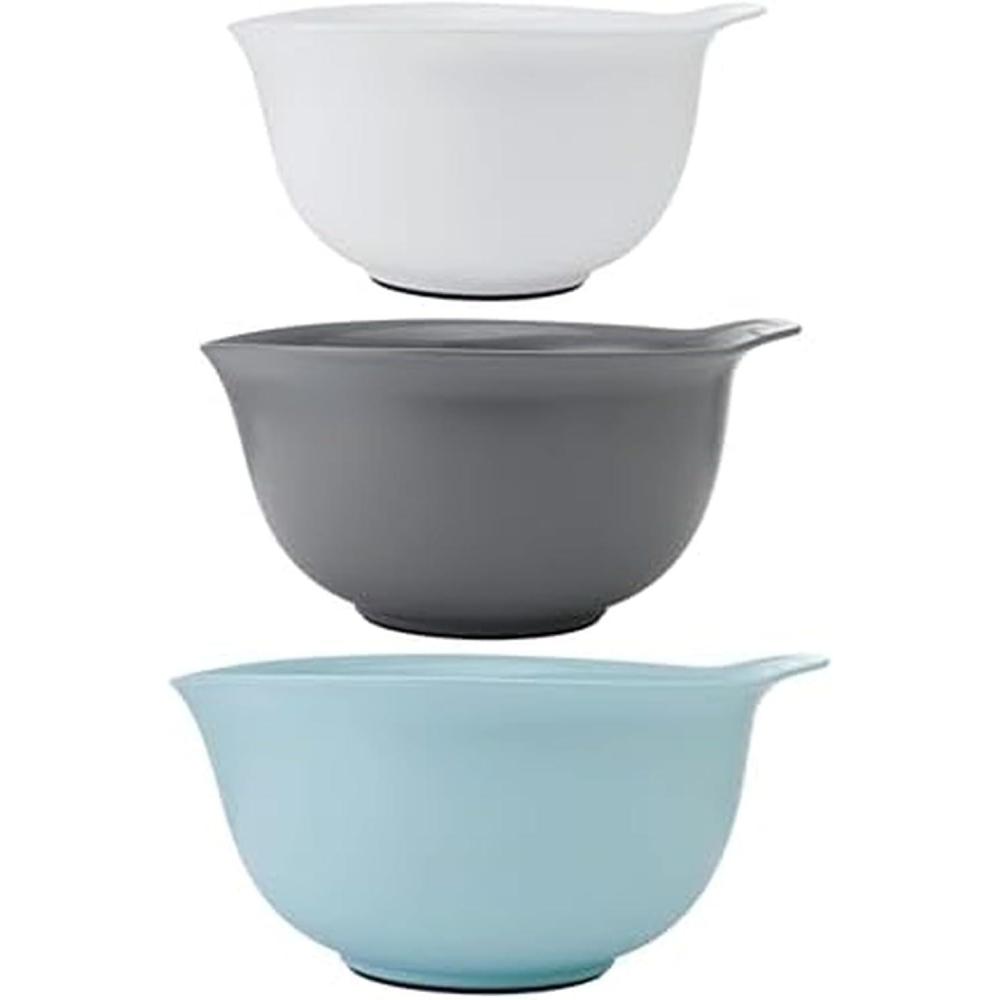 imageKitchenAid Stainless Steel Mixing Bowls Set Of 3Mineral Water Gray White