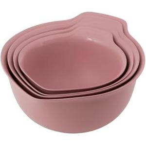 KitchenAid Stainless Steel Mixing Bowls, Set Of 3(Dried Rose)