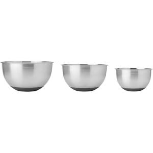 KitchenAid Stainless Steel Mixing Bowls, Set Of 3(Stainless Steel)