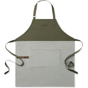 KitchenAid® Evergreen Design Series Herringbone Apron, 100% Cotton, Adjustable Straps, Deep Forest Green, 32″x28″