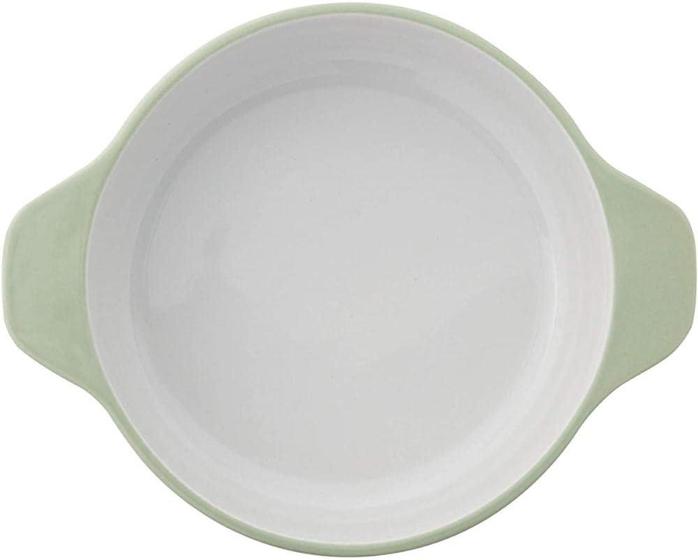 imageKitchenAid Vitrified Stoneware Round Casserole Baker 2Quart PistachioPistachio
