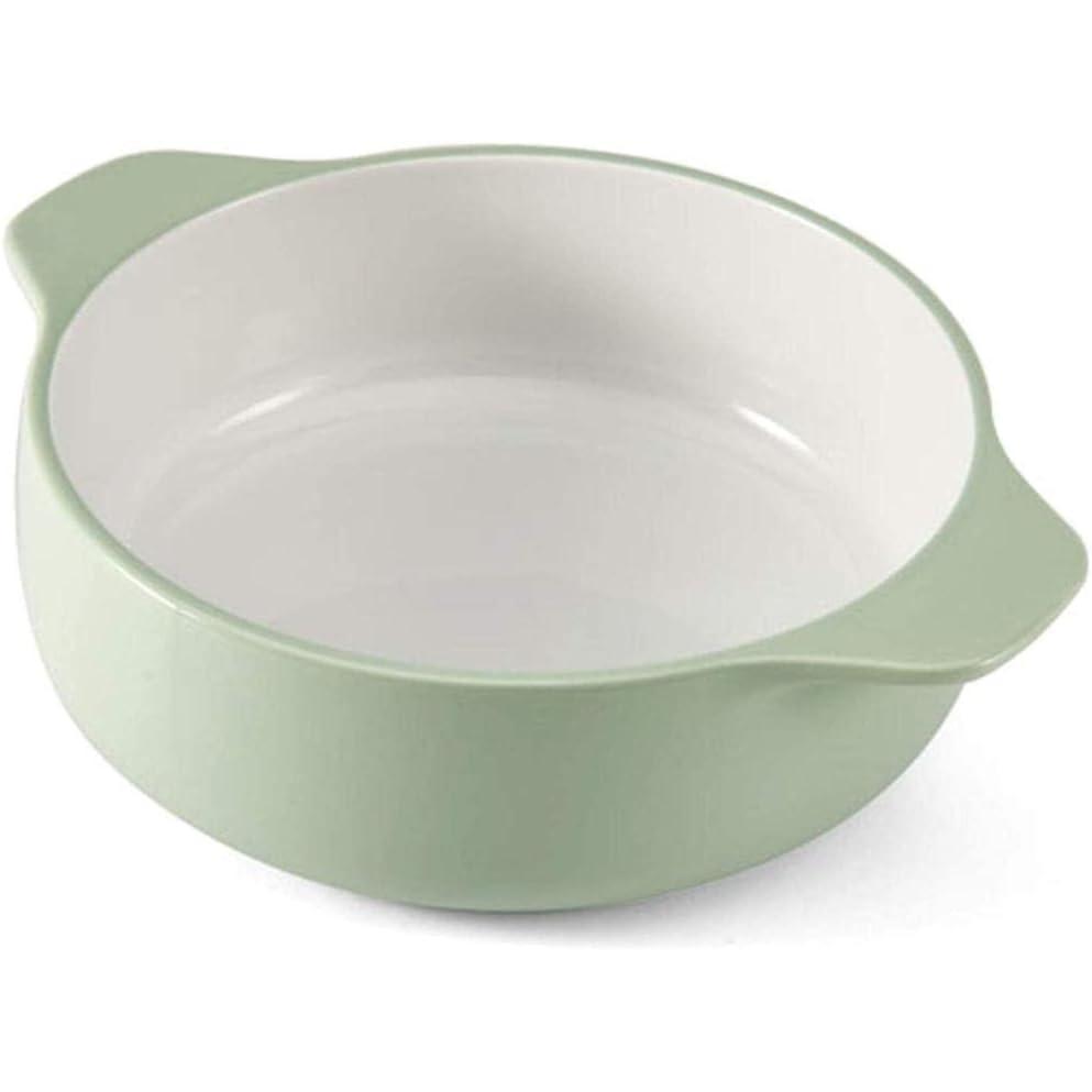 imageKitchenAid Vitrified Stoneware Round Casserole Baker 2Quart PistachioPistachio