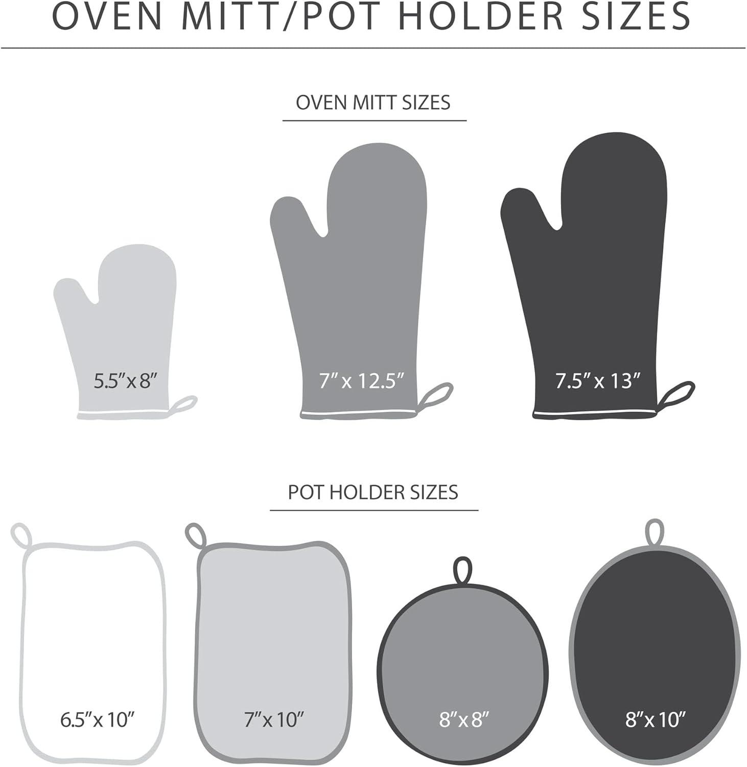 imageKitchenAid Asteroid Pot Holder 2Pack Set Charcoal Grey 65x10Smoked Paprika Red